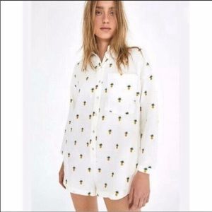Farm Rio. Pineapple Romper